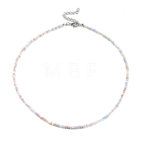 Bling Glass Beaded Necklace for Women NJEW-PH01492-07-1