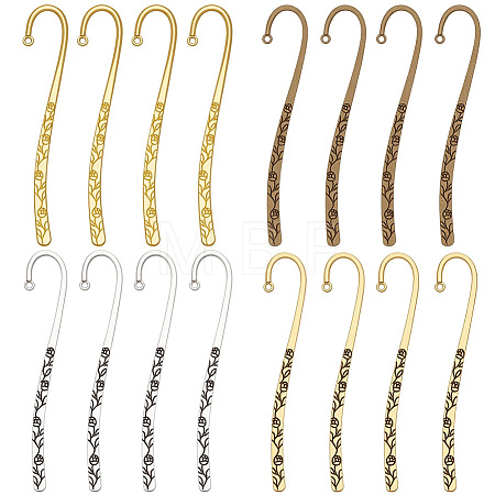 20Pcs 4 Styles Alloy Bookmark Findings DIY-SC0033-58-1