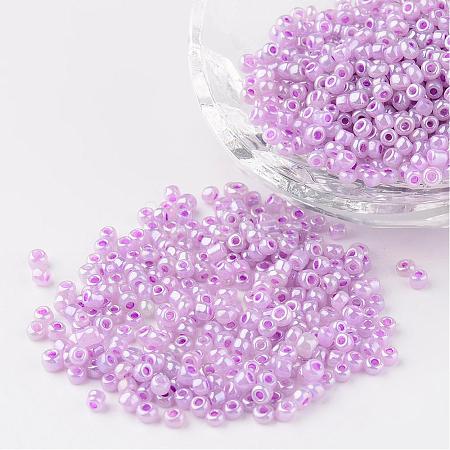 8/0 Ceylon Round Glass Seed Beads X-SEED-A011-3mm-150-1