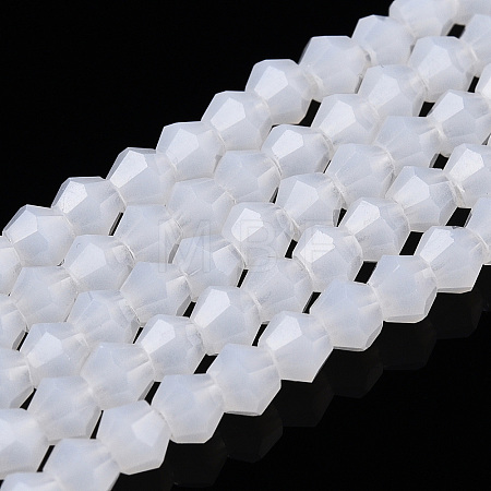 Imitation Jade Glass Beads Strands EGLA-A039-J2mm-D06-1