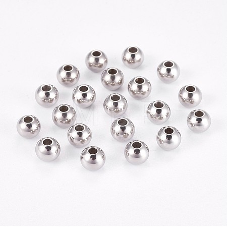 Tarnish Resistant 202 Stainless Steel Rondelle Spacer Beads STAS-F094-06C-P-1