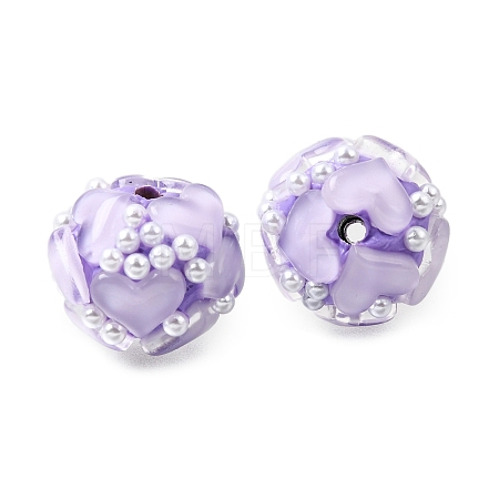 Handmade Polymer Clay Beads CLAY-Z006-03F-1