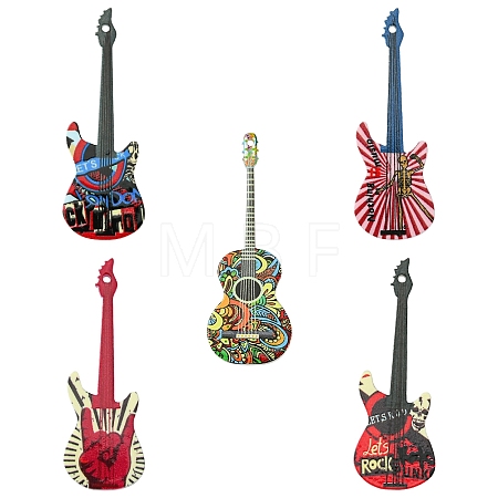 5Pcs 5 Styles Acrylic Pendants MACR-FS0001-74-1