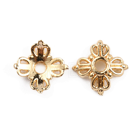 Brass Bead Caps KK-WH0035-58-1