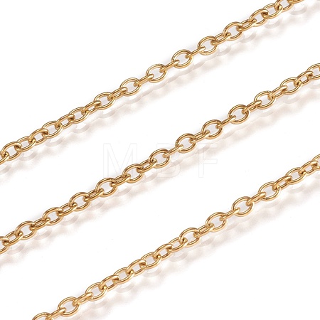 PVD Vacuum Plating 316 Stainless Steel Cable Chains CHS-H020-12G-10M-1