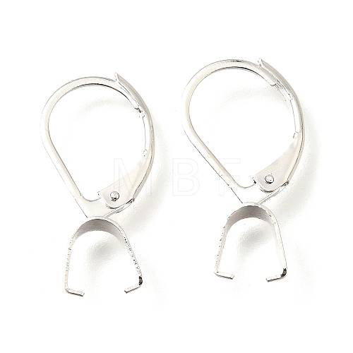 Ion Plating(IP)  304 Stainless Steel Leverback Earring Findings STAS-U025-01S-01-1