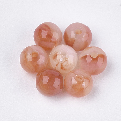 Acrylic Beads OACR-S029-060B-03-1