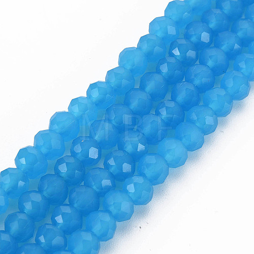 Glass Beads Strands EGLA-A044-J4mm-D09-1