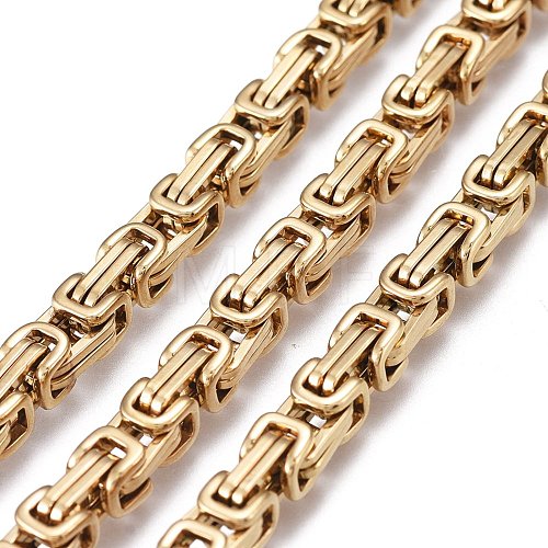 304 Stainless Steel Byzantine Chains CHS-K010-03A-G-1