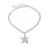 Star Alloy Pendant Necklaces for Women FS-WGF0844-02-2