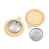 Alloy Pendant Cabochon Settings FIND-G112-02D-2