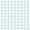 100Pcs Crackle Transparent Glass UV Reactive Beads GLAA-TA0004-28B-2