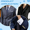 10Pcs Brass Cufflinks BUTT-ME0001-39-5