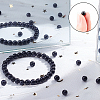 4 Strands Synthetic Blue Goldstone Beads Strands G-CA0001-19-3
