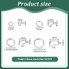 40Pcs 4 Styles Brass Open Jump Rings KK-PH0015-71-2