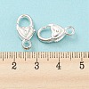Tibetan Style Alloy Lobster Claw Clasps TIBE-T002-20S-RS-3