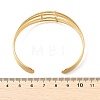 304 Stainless Steel Cuff Bangles for Women BJEW-B120-01G-02-5