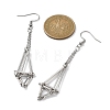 Brass Earring Hooks with Tray EJEW-JE05582-02-2
