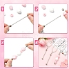 5Pcs Iron Beadable Cup Sleeve Heat Resistant Reusable Cup Sleeve HJEW-YW00342-2