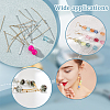   400Pcs 2 Colors 304 Stainless Steel Flat Head Pins STAS-PH0004-58-9