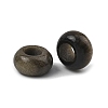 Natural Golden Sheen Obsidian European Beads GG-CBA02C4-06C-2