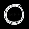 Natural White Shell Beads Strands G-A177-04-25-7