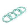 Crochet Glass Beads Braided Stretch Bracelet BJEW-K232-01C-3