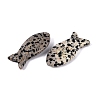 Natural Dalmatian Jasper Pendants G-G275-01A-2