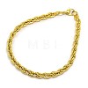 Fashionable 304 Stainless Steel Rope Chain Bracelet Making STAS-A028-B054-2