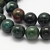 Natural Bloodstone Beads Strands G-N0166-04-8mm-3