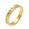 304 Stainless Steel Sun Shin Finger Ring for Women RJEW-B109-04G-4