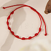Adjustable Polyester Woven Knot Cord Bracelets DX7383-3