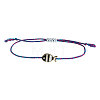 Alloy Enamel Fish Charm Adjustable Bracelets FS-WG707CF-03-1