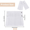 Polyester Pleated Shirt Sleeves AJEW-FG0002-29-2