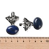 Dyed Natural Lapis Lazuli Pendants G-F777-02AS-09-3