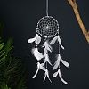 Cotton Woven Net/Web with Feather Hanging Decorations PW-WG779B6-05-1