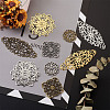  Jewelry Iron & Alloy Filigree Joiners Links FIND-PJ0001-02-11