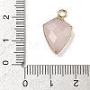 Natural Rose Quartz Pendants G-K422-01G-13-3