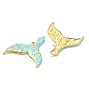 Ocean 304 Stainless Steel Enamel Pendants STAS-T076-08A-01G-2