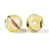 Handmade Gold Sand Lampwork Beads LAMP-T024-11E-2