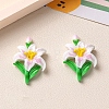 Opaque Resin Cabochons X-PW-WG0F442-02-1