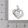 Brass Micro Pave Cubic Zirconia Pendants KK-P290-44A-P-3