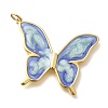 Rack Plating Brass Enamel Pendants KK-M296-02G-05-1