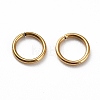 Ion Plating(IP) 304 Stainless Steel Open Jump Rings X-STAS-R060-5x0.7-G-1
