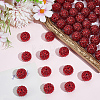 50Pcs Resin Rhinestone Beads RESI-PA0001-45D-4