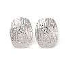 Rectangle 304 Stainless Steel Stud Earrings for Women EJEW-L272-017P-1