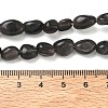 Natural Silver Sheen Obsidian Beads Strands G-C286-A21-5