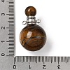 Natural Tiger Eye Perfume Bottle Pendants GG-CBA7610-02P-05-3
