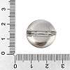 304 Stainless Steel Brooch Cabochon Settings STAS-E547-08G-P-4