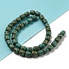 Dyed Synthetic Turquoise Beads Strands G-B070-D01-01-2